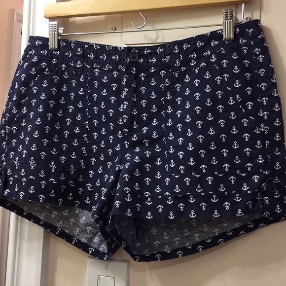 GAP Navy Cotton Shorts Size 10 - Picture 1 of 5